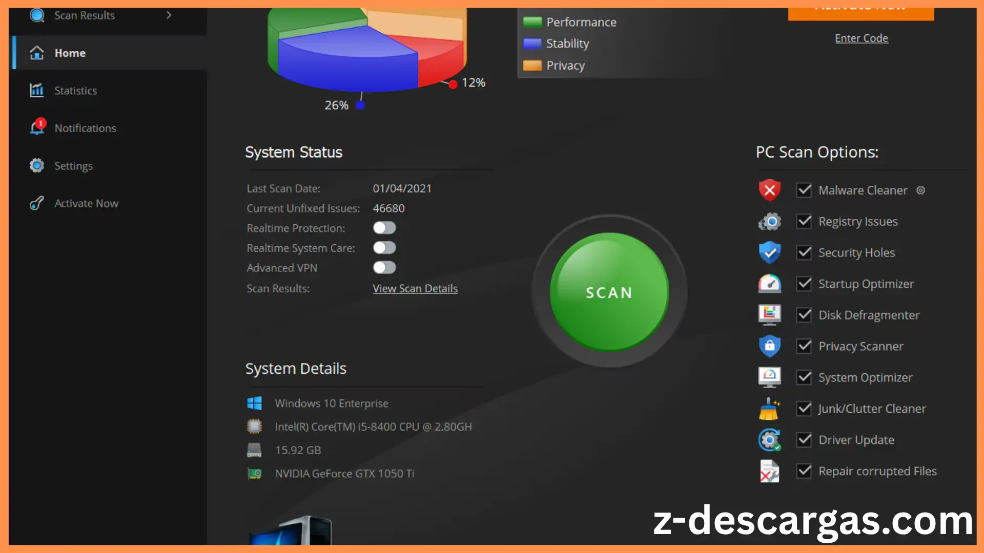 Advanced System Repair Pro
