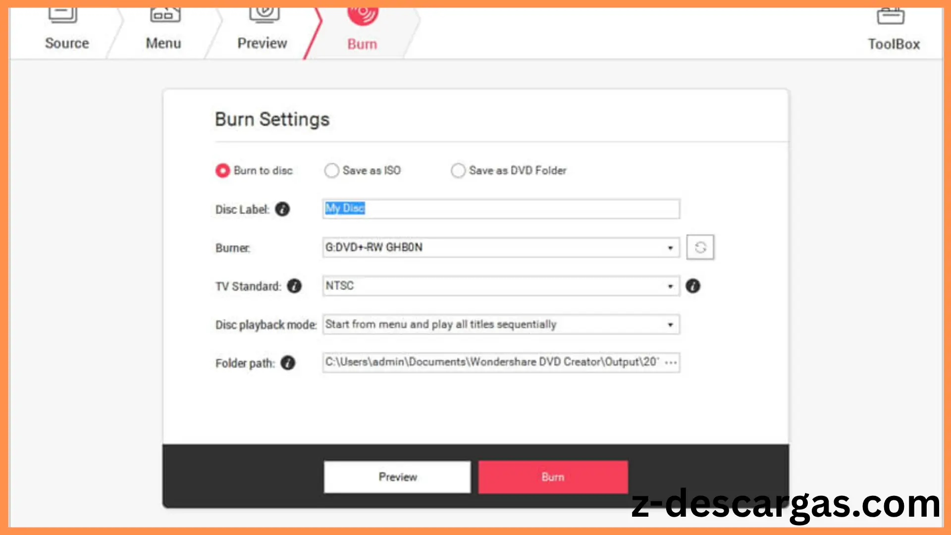 Wondershare DVD Creator